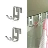 Crochet suspendu porte serviette aluminium argent brossé… – vue 2