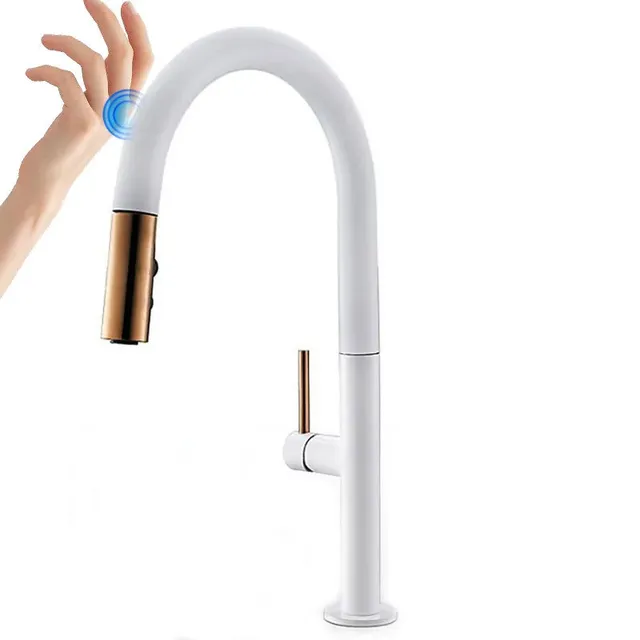 Robinet cuisine intelligent tactile capteur rotatif… – vue 6