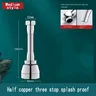 Aérateur robinet laiton chromé doré noir compact… – vue 5