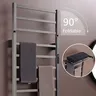 Sèche serviettes mural électrique échelle inox acier 304… – vue 4