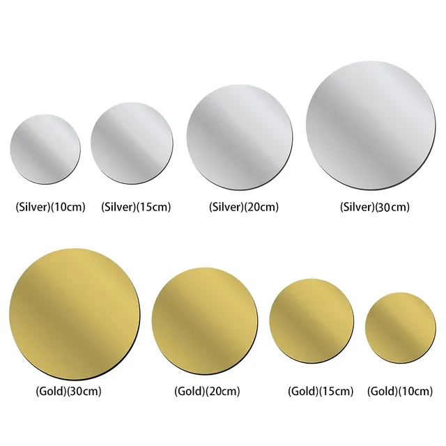Autocollant miroir rond auto-adhésif 10 à 30CM – vue 4