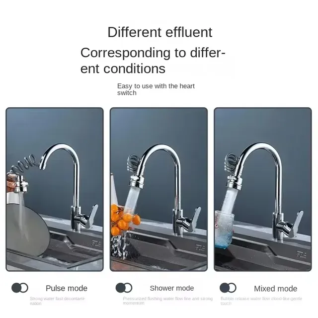 Nouveau robinet d'évier 3 Modes – vue 4