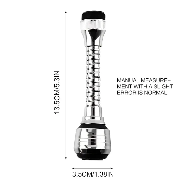 Arroseur de robinet de cuisine en acier inoxydable – vue 3