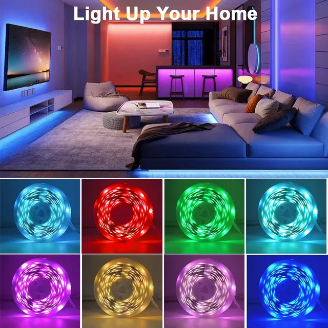 Bande lumineuse Led RGB avec télécommande – vue 2