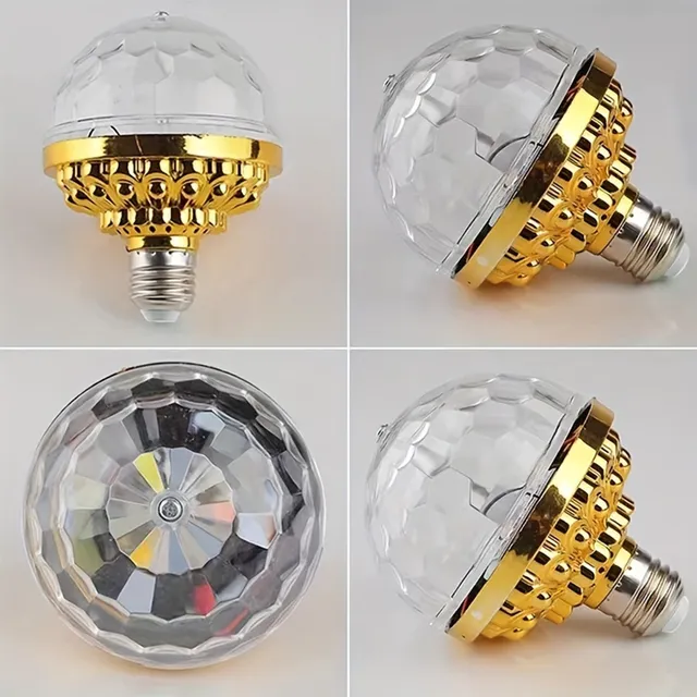 Petite lumière de scène rotative magique à LED RVB – vue 2