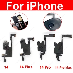 Capteur de proximité flexible pour iPhone 14 14 Pro Max 14 Plus 14Mini Face ID capteur de lumière de proximité câble flexible sans écouteur haut-parleur