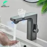 Robinet de lavabo à capteur intelligent gris pistolet – vue 1