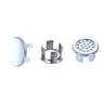 Cache tropplein lavabo rond plastique chromé anneau… – vue 4