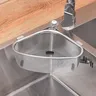 Panier de vidange d'évier de cuisine en acier inoxydable – vue 2