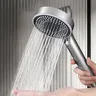 Pommeau de douche rond noir haute pression – vue 5
