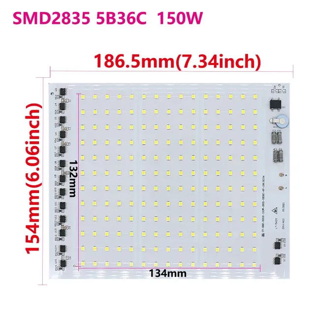 Lampe à LED 220v 2835 smd – vue 2