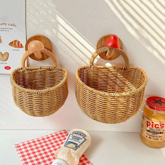 Panier de rangement de cuisine avec poignée – vue 5