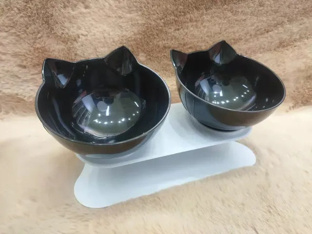 Bol Double antidérapant pour chat – vue 5