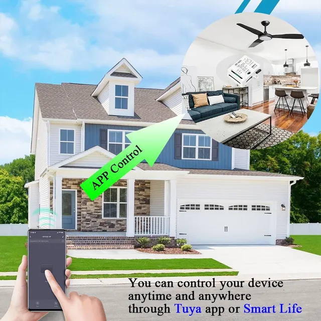 Commutateur intelligent WiFi RF DC 12V 24V – vue 6