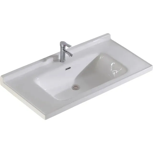 Vasque céramique semiencastrée rectangulaire modèle5036… – vue 6
