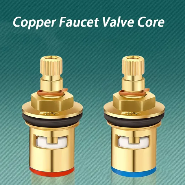 Valves de robinet de remplacement en céramique et laiton – vue 2