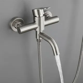 Robinet de douche de salle de bains en acier inoxydable