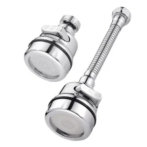 Nouveau robinet de cuisine pivotant à 360 degrés, aérateur réglable, 2/3 Modes, filtre de pulvérisation, diffuseur, buse d&rsquo;économie d&rsquo;eau, connecteur de robinet