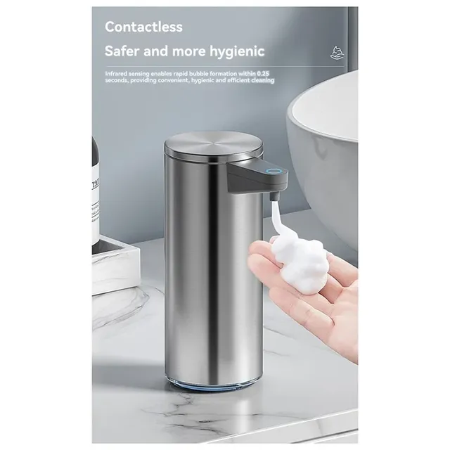Distributeur savon automatique inox sans contact capteur… – vue 4
