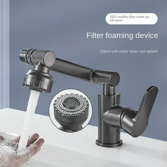 Robinet d'évier de cuisine en acier inoxydable – vue 2