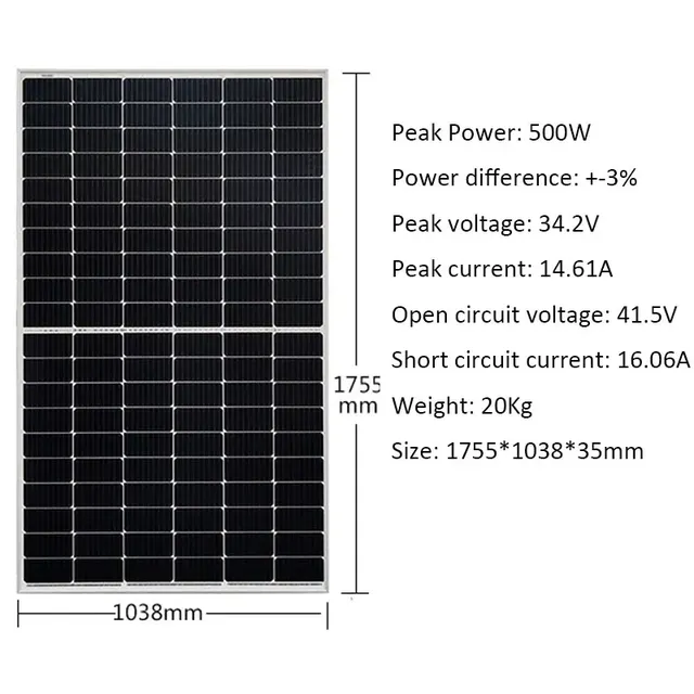 Kit de panneaux solaires avec onduleur hybride Growatt – vue 6