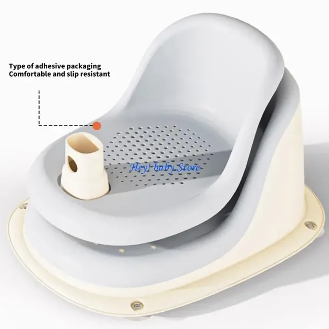 Chaise siège bain bébé antidérapante base ventouses… – vue 5