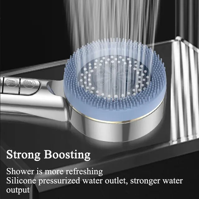 Pommeau de douche multifonctionnel filtré suralimenté – vue 4