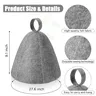 Sauna Anti-chaleur Sauna chapeau épaissir laine feutre… – vue 5