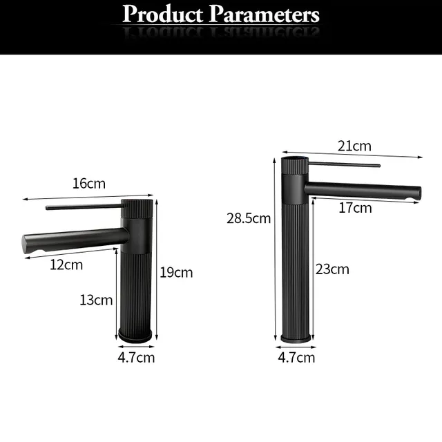 Robinet de lavabo en acier inoxydable – vue 5
