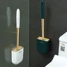 Brosse de toilette murale de luxe en Silicone