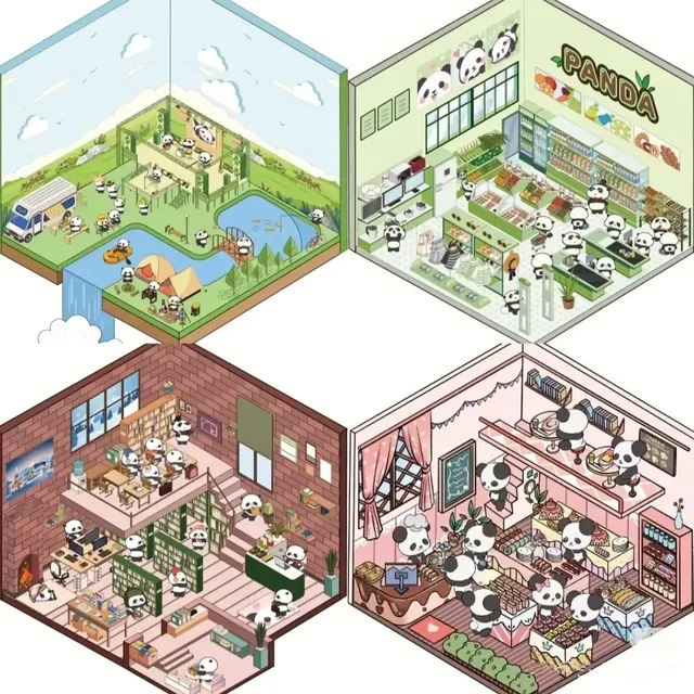 Coffret art numérique isométrique kawaii décors… – vue 6