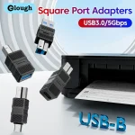 Adaptateur USB B 3.0, connecteur USB B mâle, convertisseur USB B vers USB A/C, Compatible avec les pilotes rigides externes de Scanner d&rsquo;imprimante