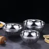 Bol à soupe Double couche en acier inoxydable – vue 4