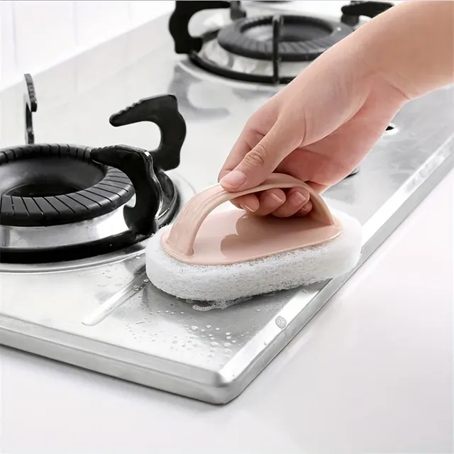 Brosse éponge manuelle ergonomique antidérapante poignée… – vue 4