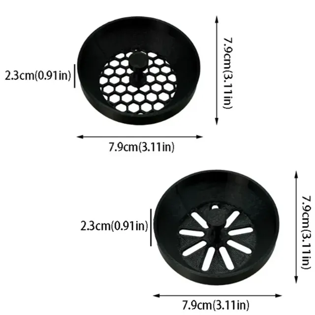 Couvercle de trou de calandre en plastique Recyclable – vue 6