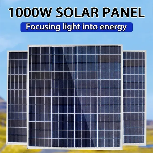 Panneau solaire photovoltaïque 500W1000W 12V