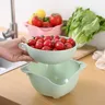 Égouttoir à légumes double couche avec poignée – vue 4