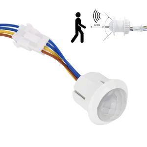 Capteur de mouvement lumière 110V 220V capteur de commutateur intelligent PIR capteur de mouvement infrarouge maison intelligente corps humain capteur automatique lampe de nuit Capteur de mouvement lumière 110V 220V capteur de commutateur intelligent PIR capteur de mouvement infrarouge maison intelligente corps humain capteur automatique lampe de nuit