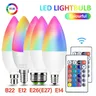 1PC lampe intelligente E12 E14 E26 E27 B22 LED ampoule… – vue 1