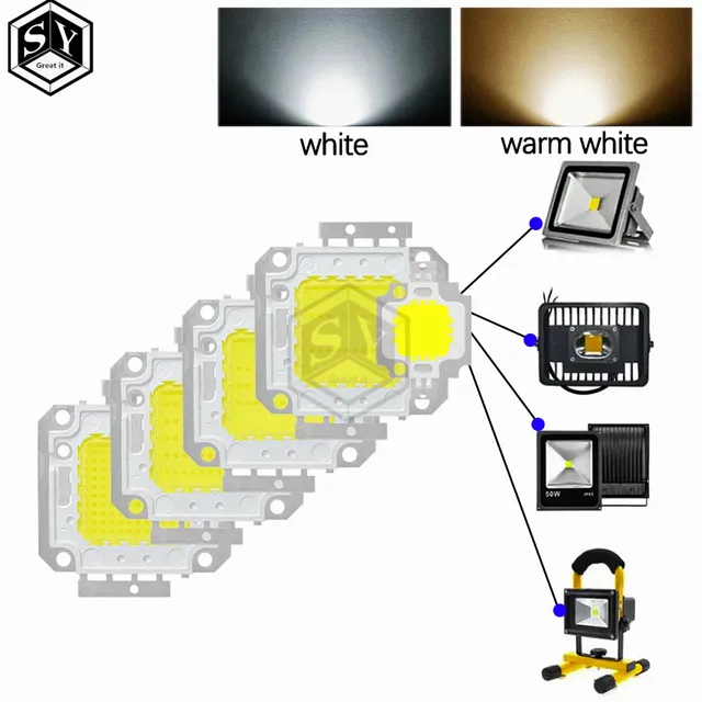 Puce de lampe LED intégrée COB