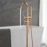 Robinet de baignoire à montage au sol en laiton – vue 2