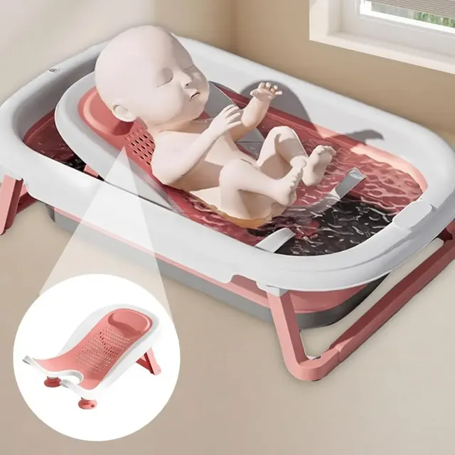 Baignoire pliable compacte grande capacité siège profilé… – vue 3