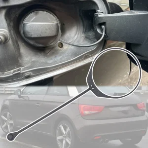 Bouchon de remplissage de carburant en or précieux, accessoires de câble de bande de sangle de ULTWindsor, Audi A1, 8X, 2015, 2014, 2013, 2012, 2011