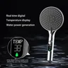 Pommeau de douche LED portatif à affichage…