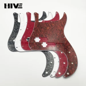 Plaque de protection pour guitare basse PVC, couverture avant à trois couches, panneau de guitare PB, panneau de perles pour basse électrique, garde-boue Plaque de protection pour guitare basse PVC, couverture avant à trois couches, panneau de guitare PB, panneau de perles pour basse électrique, garde-boue