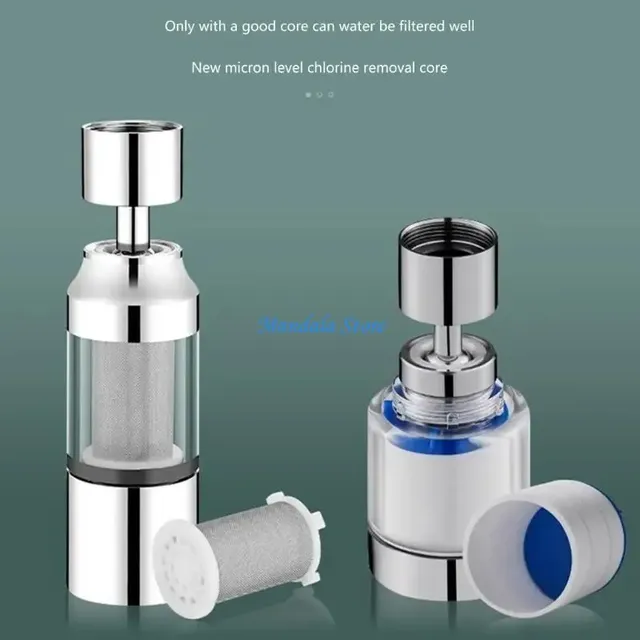 Aérateur filtrant robinet cuisine inox chromé… – vue 5
