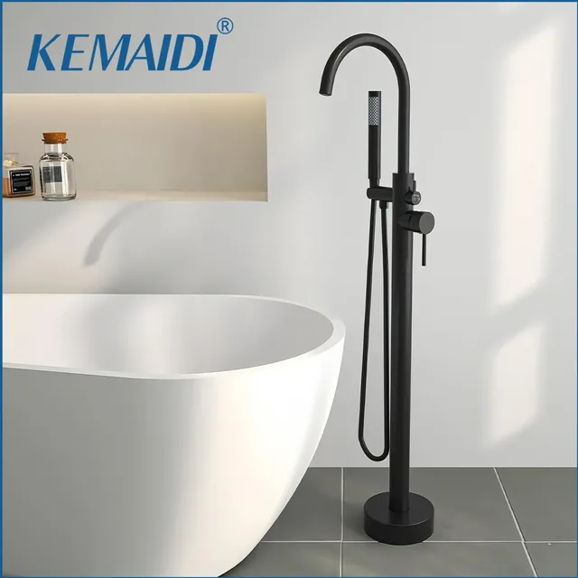 KEMAIDI robinet de baignoire autoportant robinet de…