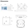 Thermostat intelligent wifi sans fil programmable… – vue 6