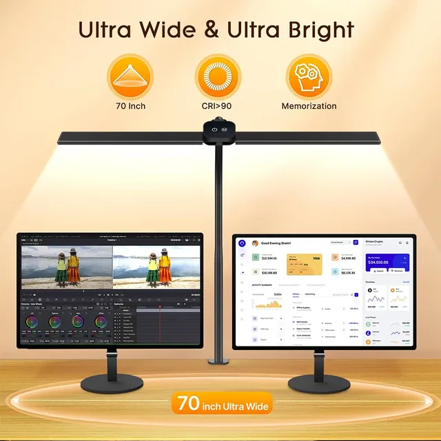 Lampe de bureau Led à interrupteur tactile pour le… – vue 4