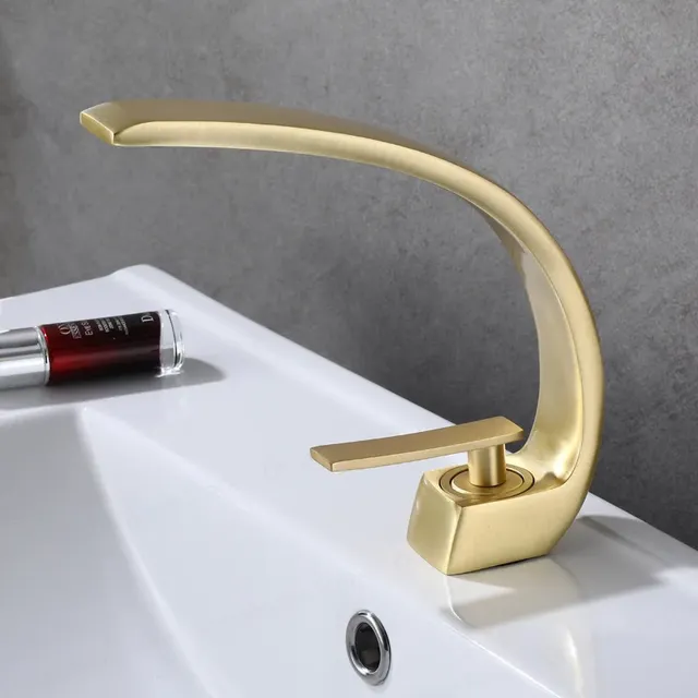 Robinet de lavabo en laiton de luxe créatif – vue 2